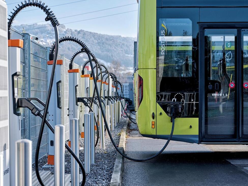 Ladepark Wolfurt E-Busse